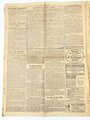 1. Weltkrieg, Kölnische Volkszeitung, Titelblatt "U-Boote", 4 Seiten, 21. November 1915, mehrfach gefaltet, verschlissen