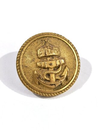 Kaiserliche Marine, goldfarbener Knopf, 25 mm
