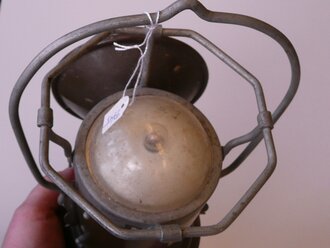 US Army WWII, Delta Powerlite Lantern, Original paint, uncleaned