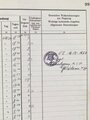 Bordbuch für das Flugzeug"D-2682" (W. No. 630), 19.5.1933 bis 8.4.1934, 1677 bestätigte Flüge, Stempel "Polizeipräsidium Flugwache Mannheim", 99 Seiten, 23 x 22 x 2 cm, guter gebrauchter Zustand