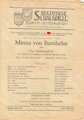 Ostpreußen, NSG KdF, Programmblatt "Städtische Schauspiele Zoppot-Gotenhafen", 27. September 1943, 4 Seiten, DIN A5, gefaltet, gebraucht