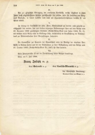 Österreich-Ungarn, "Reichs-Gesetz-Blatt...