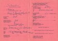 "Allierte Reise-Erlaubnis" und "Meldekarte" für den Arbeitseinsatz ehemaliger NSDAP Mitglieder" einer Beamtin, Wien 1945/47, 10,5 x 15 cm, guter Zustand