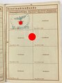 Wehrpaß eines Sanitäters des 1. Infanterie Regiments 468 aus Berchtesgaden, Einsatz zwischen Mosel und Rhein 1939, Stellungskämpfe südwestlich von Pirmasens 1939/40, verschlissen