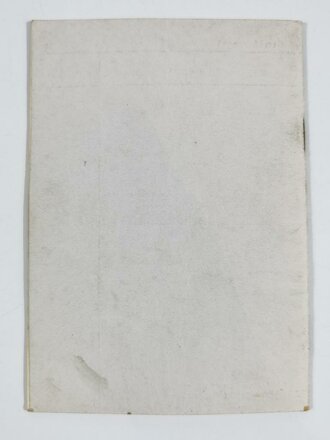 Tagebuch eines Lippischen Beamten, 1938, ca. 11,5 x 16,5 cm, gebraucht