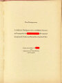 NSDAP, Die 30 "Kriegsartikel für das Deutsche Volk", ungebundener Sonderdruck für die Partei, limitiert auf 3500 Exemplare, 36 ungetrennte Seiten, gefunden i.d. Bombennacht 11./12. September 1944 in Darmstadt, ca. DIN A4, guter Zustand