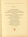 NSDAP, Die 30 "Kriegsartikel für das Deutsche Volk", ungebundener Sonderdruck für die Partei, limitiert auf 3500 Exemplare, 36 ungetrennte Seiten, gefunden i.d. Bombennacht 11./12. September 1944 in Darmstadt, ca. DIN A4, guter Zustand