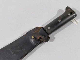 U.S. 1943 dated machete by Legitimus. Good condition ,unusual scabbard