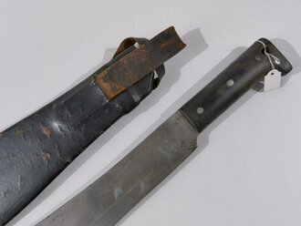 U.S. 1943 dated machete by Legitimus. Good condition ,unusual scabbard