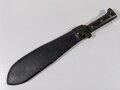 U.S. 1943 dated machete by Legitimus. Good condition ,unusual scabbard