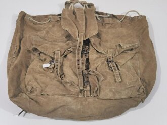 Tschechoslowakei, 1935 datierter Rucksack, getragenes Stück in gutem Zustand