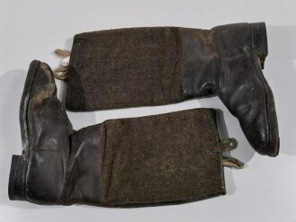 Russland höchstwahrscheinlich 2. Weltkrieg, Paar Stiefel für Mannschaften, Berson Absatz, getragenes Paar, Sohlenlänge 29 cm, ungereinigt