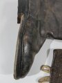 Russland höchstwahrscheinlich 2. Weltkrieg, Paar Stiefel für Mannschaften, Berson Absatz, getragenes Paar, Sohlenlänge 29 cm, ungereinigt