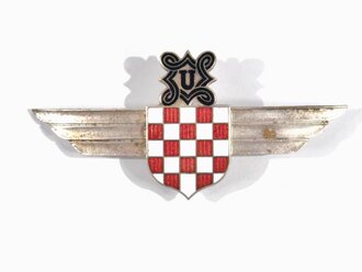Kroatien 2. Weltkrieg, Abzeichen der Luftwaffen-Legion "Hrvatska Zrakoplovna Legija", 80 mm, guter Zustand, höchstwahrscheinlich neuzeitliche REPRODUKTION