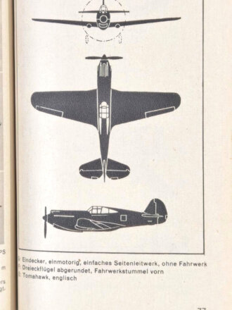 "Deutsche Italienische Englische Kriegsflugzeuge", RLM, 127 Seiten, Stand Herbst 1941, ca. DIN A7, erste Seite leicht eingerissen, sonst guter Zustand