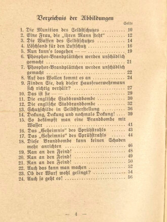 "Wie bekämpft man Brandbomben?", RLB Reichsluftschutzbund, 1942, 63 Seiten, 17 x 12 cm, guter Zustand