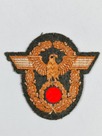Polizei III.Reich, Ärmeladler für Angehörige der Gendarmerie, ungetragenes Stück