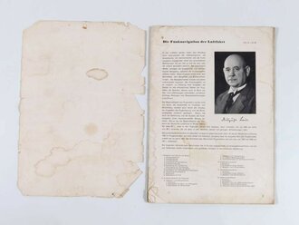 "Die Funknavigation der Luftfahrt", A. Leib, Sonderdruck aus den Telefunken Hausmitteilungen vom Dezember 1939, 59 Seiten, DIN A4, stark gebraucht, Wasserschaden