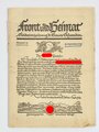 "Front und Heimat -  Soldatenzeitung d. Gaues Schwaben", Nr. 56, 22. Dezember 1942, gebraucht