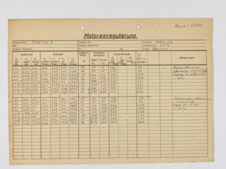 Luftwaffe, Konvolut Schulungsunterlagen, u.a. Höhere Flugtechnische Schule Jüterborg, Jumo 211, Bramo 323, inkl.Technische Zeichnungen, ca. 100 Seiten, um 1940, gebraucht