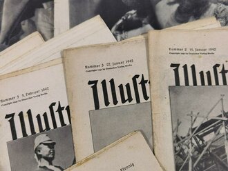 10 Stück Zeitungen aus der Zeit des 2.Weltkrieg, nicht auf Zustand oder Vollständigkeit geprüft