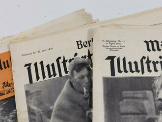 10 Stück Zeitungen aus der Zeit des 2.Weltkrieg, nicht auf Zustand oder Vollständigkeit geprüft