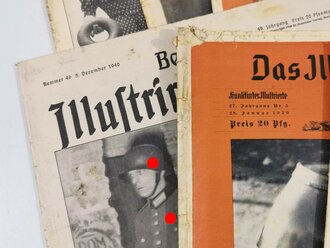 10 Stück Zeitungen aus der Zeit des 2.Weltkrieg, nicht auf Zustand oder Vollständigkeit geprüft