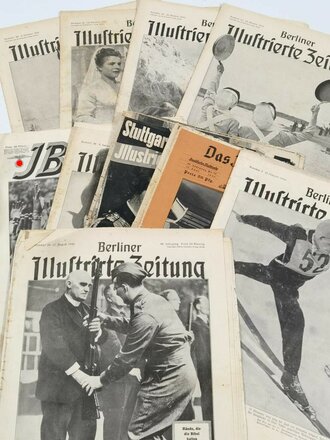 10 Stück Zeitungen aus der Zeit des 2.Weltkrieg,...