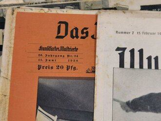 10 Stück Zeitungen aus der Zeit des 2.Weltkrieg, nicht auf Zustand oder Vollständigkeit geprüft