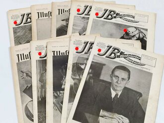 10 Stück Zeitungen aus der Zeit des 2.Weltkrieg, nicht auf Zustand oder Vollständigkeit geprüft