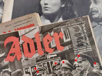 10 Stück Zeitungen aus der Zeit des 2.Weltkrieg, nicht auf Zustand oder Vollständigkeit geprüft