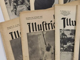 10 Stück Zeitungen aus der Zeit des 2.Weltkrieg, nicht auf Zustand oder Vollständigkeit geprüft