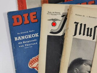 10 Stück Zeitungen aus der Zeit des 2.Weltkrieg, nicht auf Zustand oder Vollständigkeit geprüft