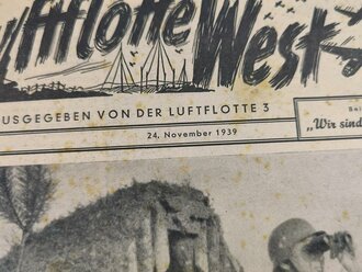 10 Stück Zeitungen aus der Zeit des 2.Weltkrieg, nicht auf Zustand oder Vollständigkeit geprüft