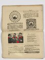 "Soldatenzeitung des LG XII/XIII", Titelblatt: Generalleutnant Heilingbrunner, Nr. 51/52, Wiesbaden, Weihnachten/Neujahr 1941/42, DIN A4, gefaltet und gebraucht