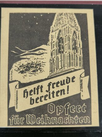 Winterhilfswerk des deutschen Volkes, Sammlung von Zeitungsausschnitten und Vignetten, diese meist nicht original, in hochwertigem Sammelordner