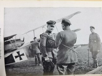 "Der rote Kampfflieger", Manfred Freiherr von Richthofen, 1933, 361 Seiten, ca. DIN A5, Schutzumschlag eingerissen, gebraucht