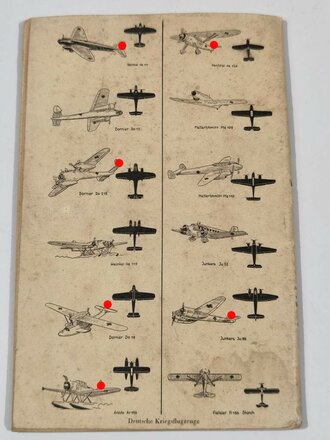 "Fliegen Deutsches Schicksal", Reichsamt Deutsches Volkbildungswerk, 1941, mit Unterrichtshilfe, 64 Seiten, 1941, ca. DIN A5, gebraucht