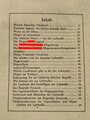 "Fliegen Deutsches Schicksal", Reichsamt Deutsches Volkbildungswerk, 1941, mit Unterrichtshilfe, 64 Seiten, 1941, ca. DIN A5, gebraucht