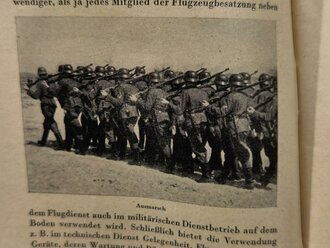 "Freiwillige vor! - Hinein in die Luftwaffe!", OKW (W Pr VI), 1942, 93 Seiten, ca. DIN A5, gebraucht, fleckig