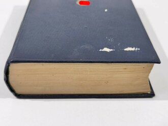 Adolf Hitler " Mein Kampf" blaue Ganzleinenausgabe von 1936 , Einband leicht defekt, sonst guter Zustand