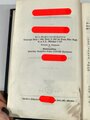 Adolf Hitler " Mein Kampf" blaue Ganzleinenausgabe von 1936 , Einband leicht defekt, sonst guter Zustand