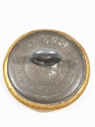 Kaiserreich, goldfarbener Knopf für den Waffenrock der Beamten, Durchmesser 22 mm