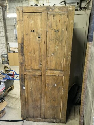 Reichsarbeitsdienst Mannschafts Doppelschrank, Spind . Ungereinigtes Stück aus Kellerfund, KEIN VERSAND
