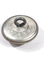 Kaiserreich, feldgrauer Knopf für den Waffenrock, Durchmesser 23 mm