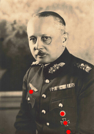 Atelieraufnahme, Portrait eines Generals des Heeres mit...