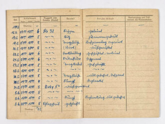 NSFK Flugbuch und Werkstattdienstbuch, NSFK Gruppe 16 Sturm 3/80 Heidelberg, inkl. Unterlagen zur Haftpflichtversicherung, guter gebrauchter Zustand