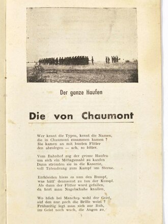 Wehrmachtssendergruppe Südwest, Sender Dijon, Bericht vom 29.5.1943 (6 Seiten, DIN A4) und internes Heft der Nachrichtengruppe Chaumont, 16 Seiten, ca. DIN A5, guter gebrauchter Zustand