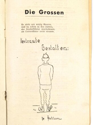 Wehrmachtssendergruppe Südwest, Sender Dijon, Bericht vom 29.5.1943 (6 Seiten, DIN A4) und internes Heft der Nachrichtengruppe Chaumont, 16 Seiten, ca. DIN A5, guter gebrauchter Zustand