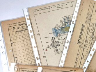 Luftwaffe, Konvolut Schulungsunterlagen, Höhere fliegertechnische Schule, DIN A4